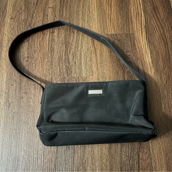 Vintage Liz Claiborne Black Shoulder Bag - Picture 1 of 8